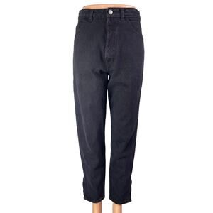 Gap The Work Force Black High Waisted Straight Skinny Denim Jeans Pants Size 10